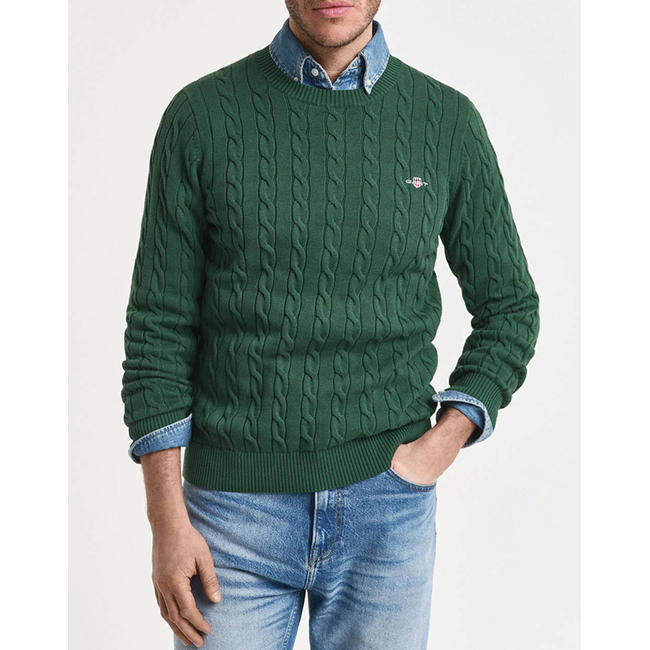 Product GANT ΠΟΥΛΟΒΕΡ ΜΜ COTTON CABLE C-NECK base image