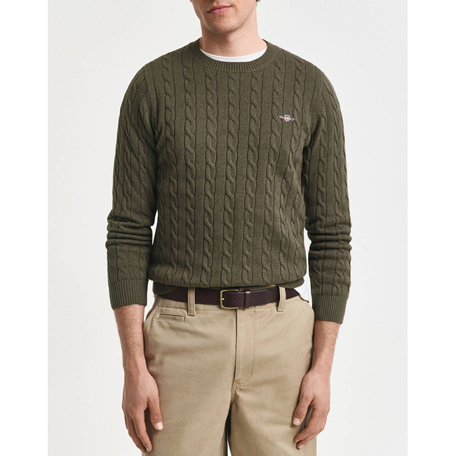 Product GANT ΠΟΥΛΟΒΕΡ ΜΜ COTTON CABLE C-NECK base image