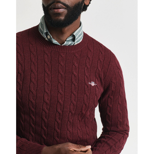 Product GANT ΠΟΥΛΟΒΕΡ ΜΜ COTTON CABLE C-NECK base image