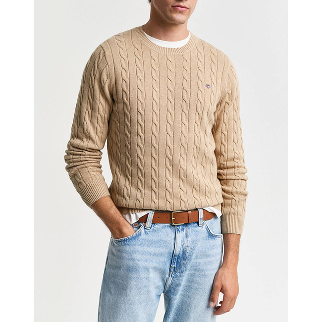Product GANT ΠΟΥΛΟΒΕΡ ΜΜ COTTON CABLE C-NECK base image