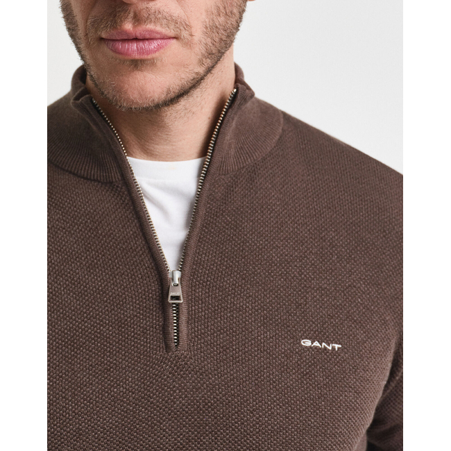Product GANT ΠΟΥΛΟΒΕΡ ΜΜ COTTON PIQUE HALF ZIP base image