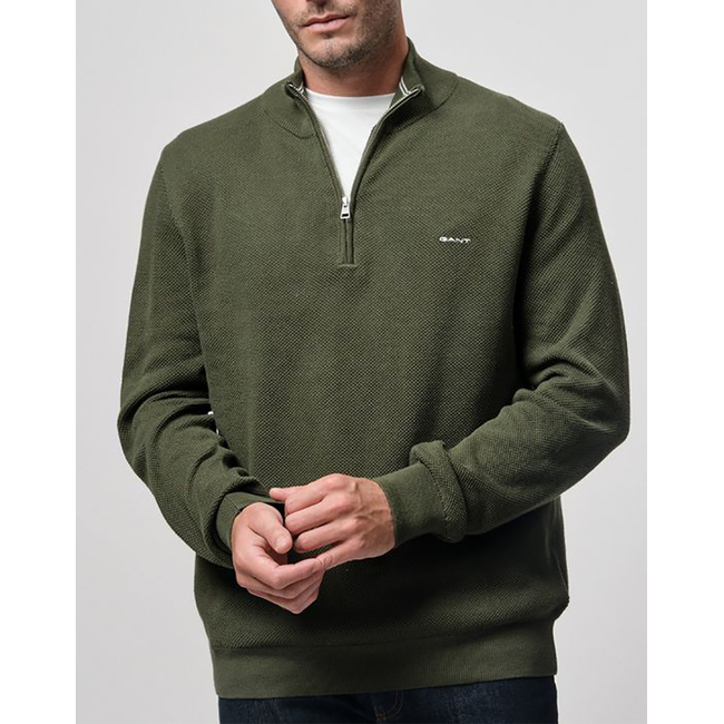 Product GANT ΠΟΥΛΟΒΕΡ ΜΜ COTTON PIQUE HALF ZIP base image