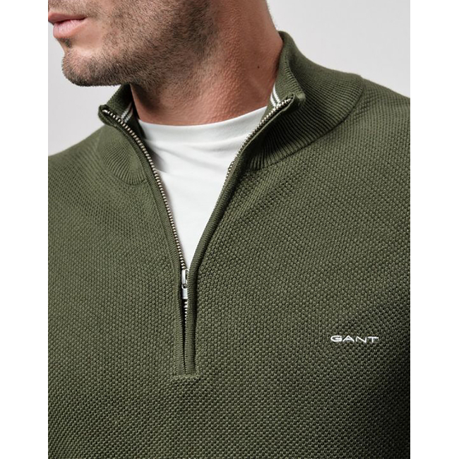 Product GANT ΠΟΥΛΟΒΕΡ ΜΜ COTTON PIQUE HALF ZIP base image