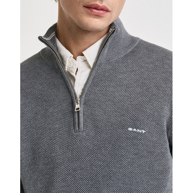 Product GANT ΠΟΥΛΟΒΕΡ ΜΜ COTTON PIQUE HALF ZIP base image