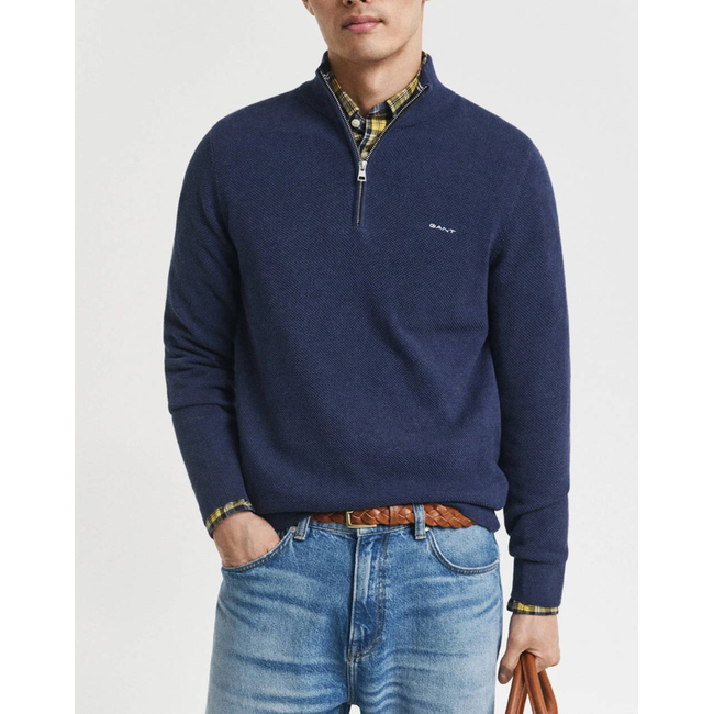 Product GANT ΠΟΥΛΟΒΕΡ ΜΜ COTTON PIQUE HALF ZIP base image