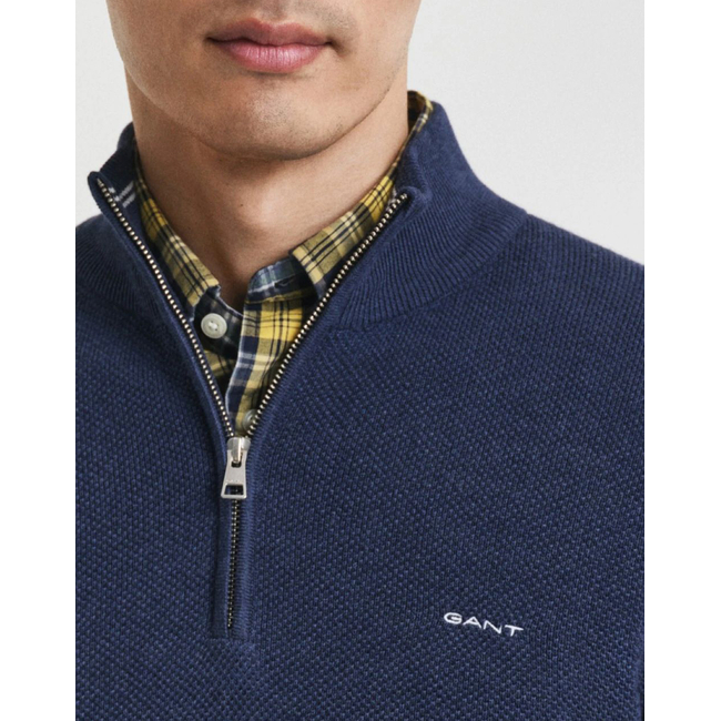 Product GANT ΠΟΥΛΟΒΕΡ ΜΜ COTTON PIQUE HALF ZIP base image