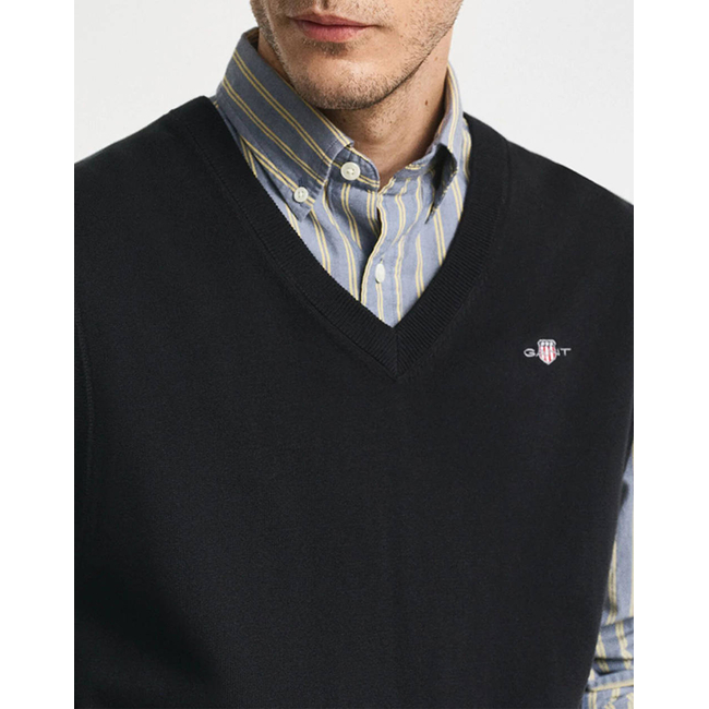 Product GANT ΠΟΥΛΟΒΕΡ ΧΜ CLASSIC COTTON VEST base image