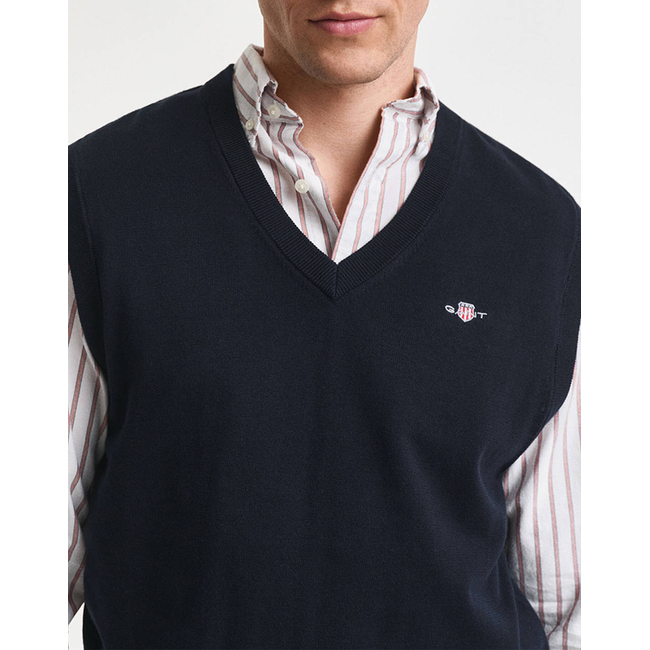 Product GANT ΠΟΥΛΟΒΕΡ ΧΜ CLASSIC COTTON VEST base image