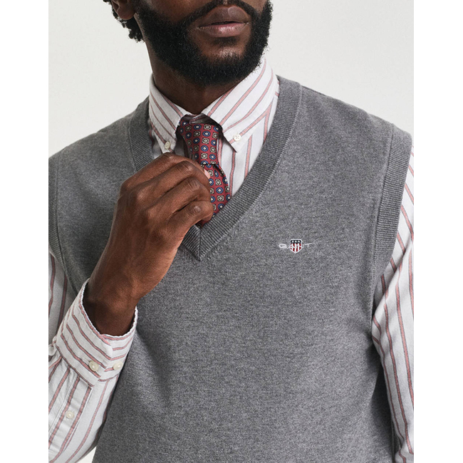 Product GANT ΠΟΥΛΟΒΕΡ ΧΜ CLASSIC COTTON VEST base image