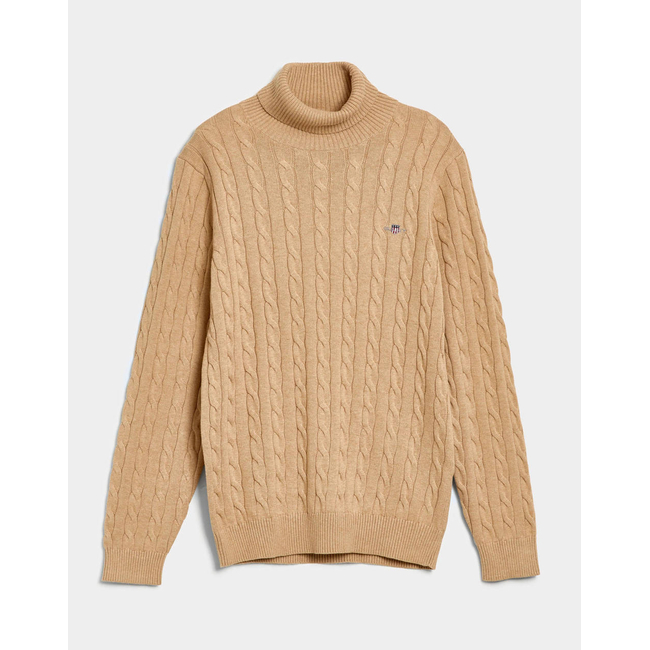 Product GANT ΠΟΥΛΟΒΕΡ ΜΜ COTTON CABLE TURTLE NECK base image