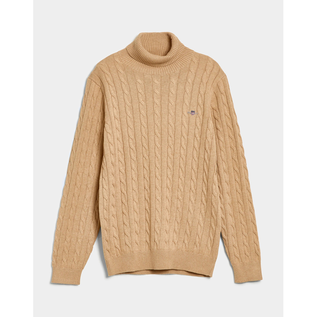 Product GANT ΠΟΥΛΟΒΕΡ ΜΜ COTTON CABLE TURTLE NECK base image