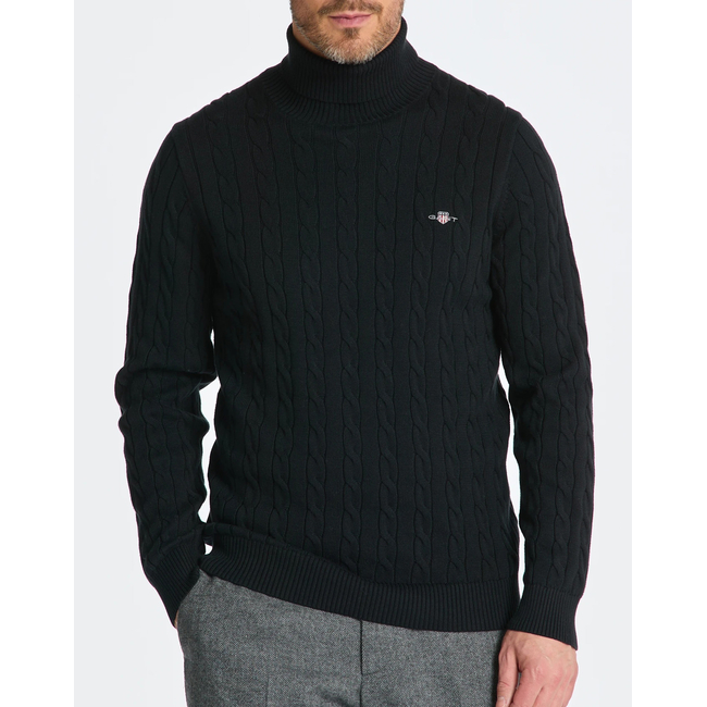 Product GANT ΠΟΥΛΟΒΕΡ ΜΜ COTTON CABLE TURTLE NECK base image