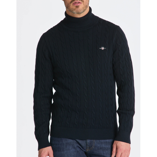 Product GANT ΠΟΥΛΟΒΕΡ ΜΜ COTTON CABLE TURTLE NECK base image