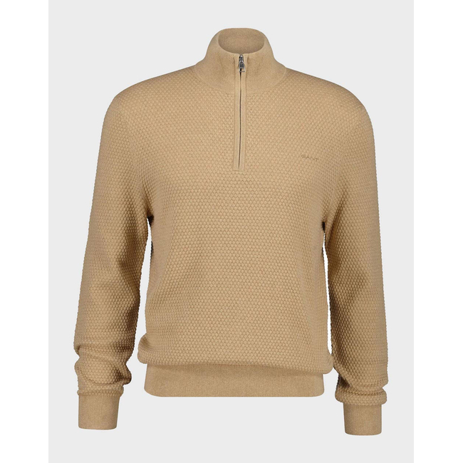 Product GANT ΠΟΥΛΟΒΕΡ ΜΜ TEXTURED COTTON MERINO HALF ZIP base image