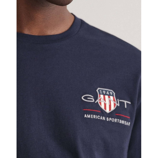 Product GANT ΜΠΛΟΥΖΑ ΜΜ REG MEDIUM ARCHIVE SHIELD LS T base image