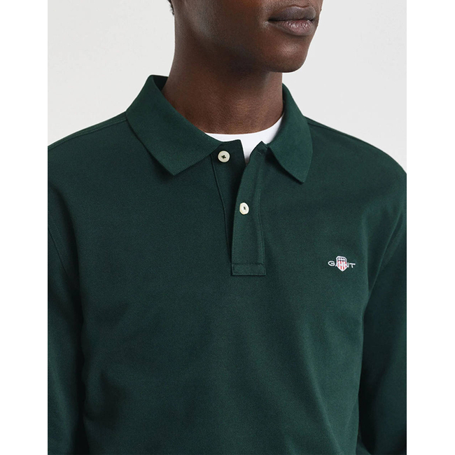 Product GANT ΜΠΛΟΥΖΑ ΜΜ REG SHIELD LS PIQUE RUGGER base image
