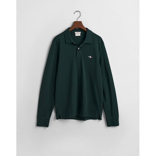 Product GANT ΜΠΛΟΥΖΑ ΜΜ REG SHIELD LS PIQUE RUGGER base image