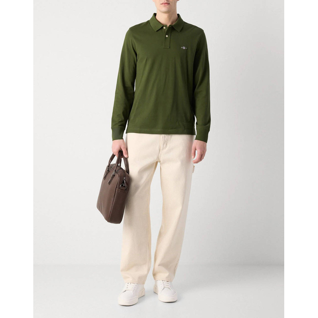 Product GANT ΜΠΛΟΥΖΑ ΜΜ REG SHIELD LS PIQUE RUGGER base image