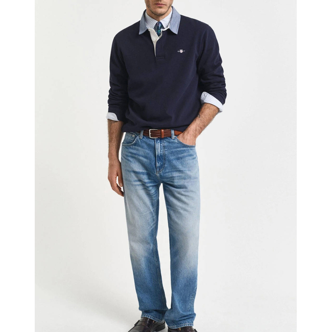 Product GANT ΜΠΛΟΥΖΑ ΜΜ REG CHAMBRAY HEAVY RUGGER base image