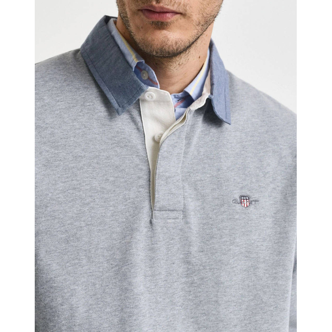 Product GANT ΜΠΛΟΥΖΑ ΜΜ REG CHAMBRAY HEAVY RUGGER base image