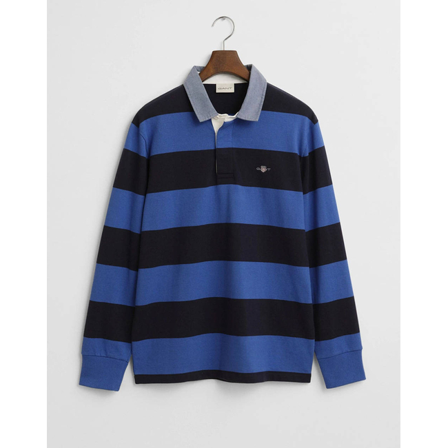 Product GANT LS REG CHAMBRAY STRIPE HEAVY RUGGER SHIRT base image