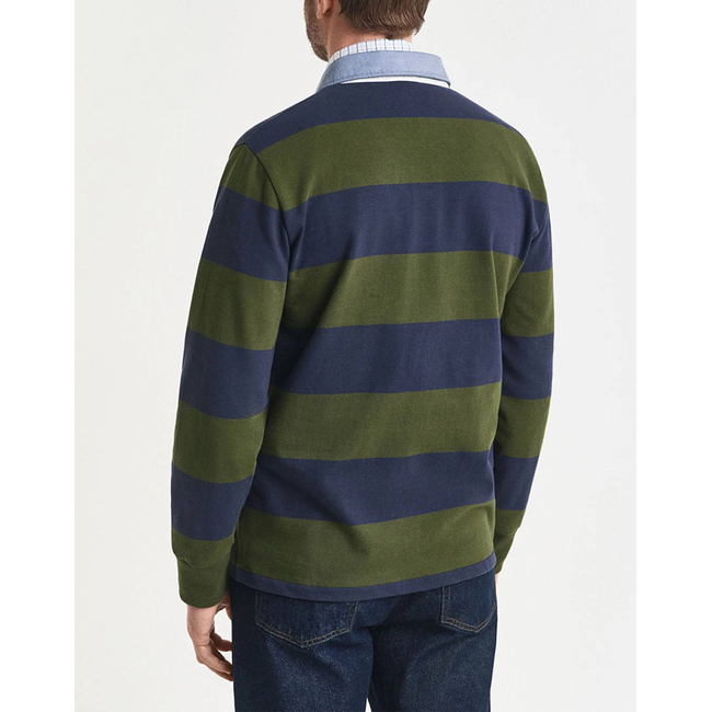 Product GANT ΜΠΛΟΥΖΑ ΜΜ REG CHAMBRAY STRIPE HEAVY RUGGER base image