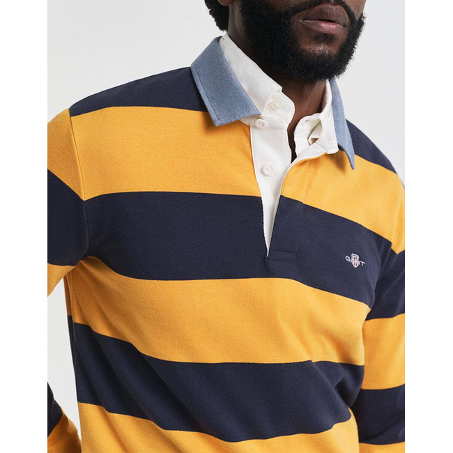 Product GANT LS REG CHAMBRAY STRIPE HEAVY RUGGER SHIRT base image