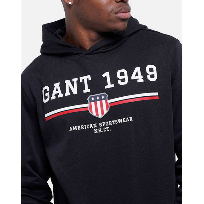 Product GANT LS GRAPHIC HOODIE base image