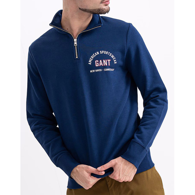 Product GANT LS PRINTED GRAPHIC HALF ZIP SWEATSHIRT base image