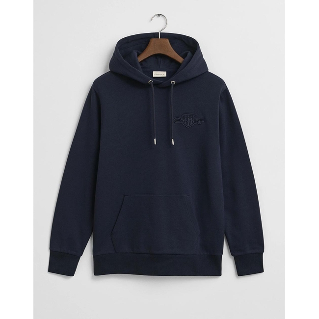 Product GANT LS REG TONAL SHIELD HOODIE base image