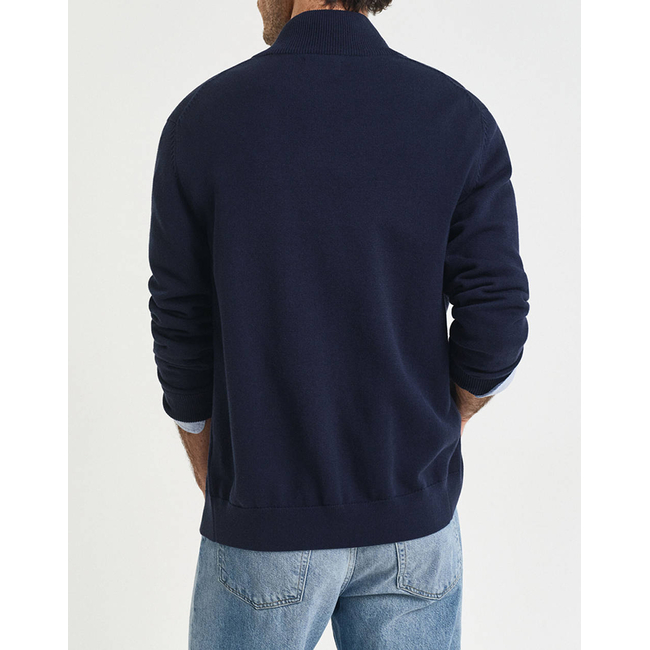 Product GANT ΖΑΚΕΤΑ ΠΛΕΚΤΗ CASUAL COTTON ZIP CARDIGAN base image