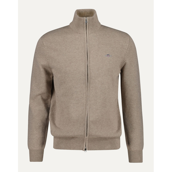 Product GANT CASUAL COTTON ZIP CARDIGAN base image