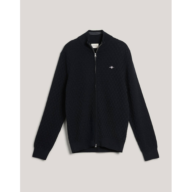 Product GANT ΖΑΚΕΤΑ ΠΛΕΚΤΗ MICRO TEXTURE FZ base image