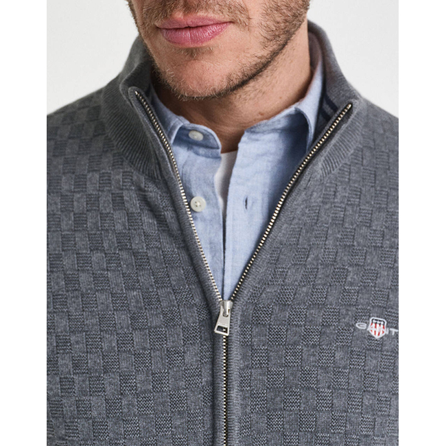 Product GANT ΖΑΚΕΤΑ ΠΛΕΚΤΗ MICRO TEXTURE FZ base image