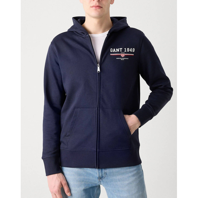 Product GANT ΖΑΚΕΤΑ ΦΟΥΤΕΡ GRAPHIC FULL ZIP HOODIE base image