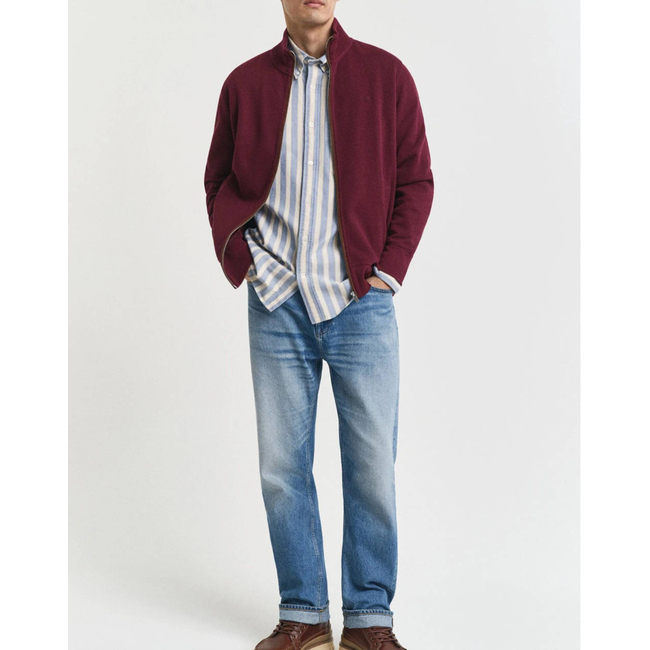 Product GANT ΖΑΚΕΤΑ ΦΟΥΤΕΡ SACKER RIB FULL ZIP CARDIGAN base image