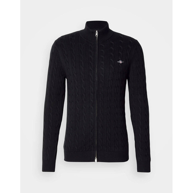 Product GANT COTTON CABLE ZIPPED CARDIGAN base image