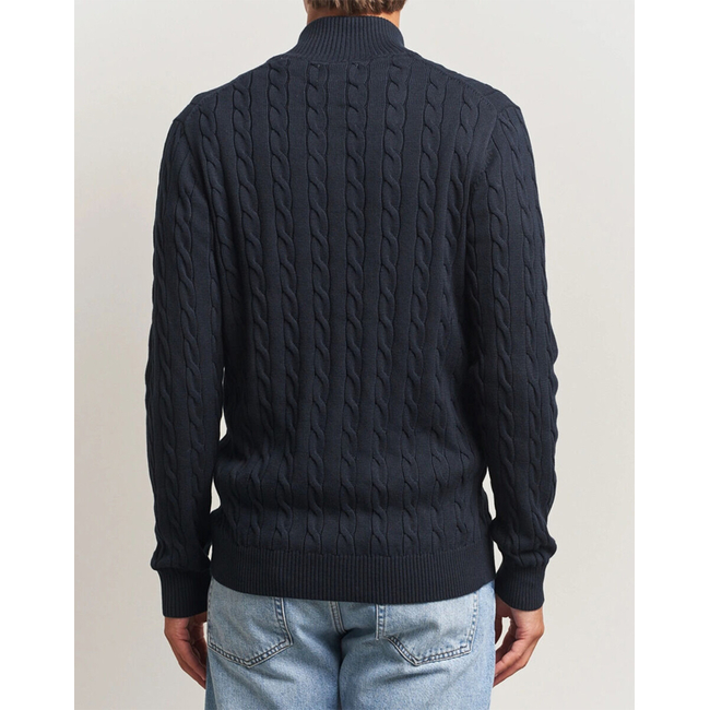 Product GANT COTTON CABLE ZIPPED CARDIGAN base image