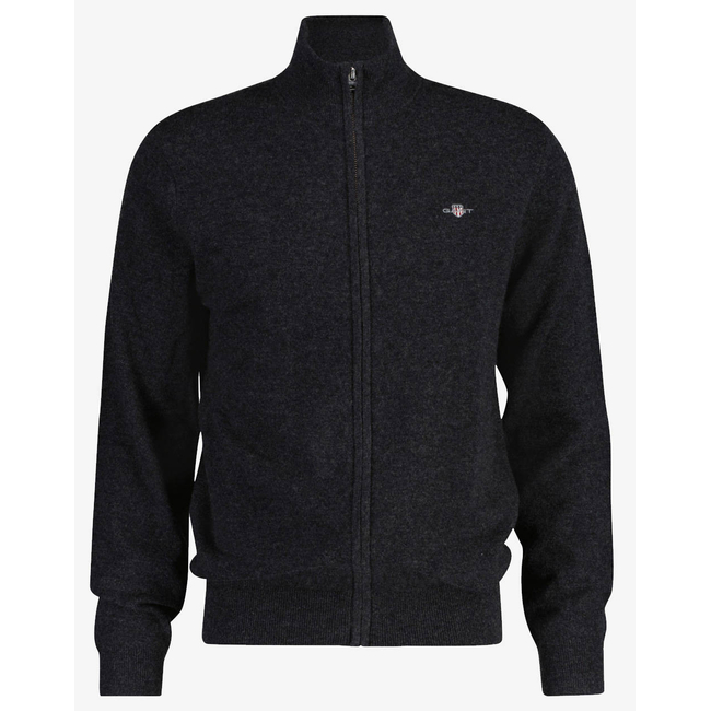 Product GANT ΖΑΚΕΤΑ ΠΛΕΚΤΗ EXTRAFINE LAMBSWOOL ZIP CARDIGAN base image