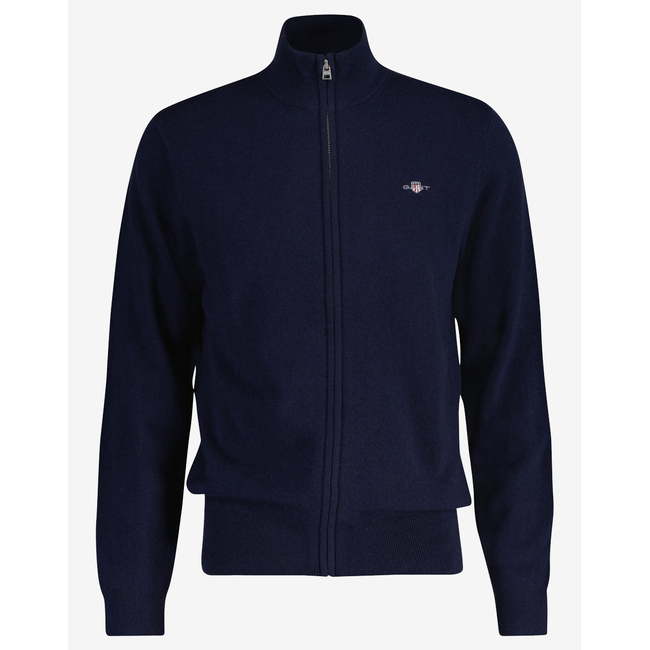 Product GANT ΖΑΚΕΤΑ ΠΛΕΚΤΗ EXTRAFINE LAMBSWOOL ZIP CARDIGAN base image