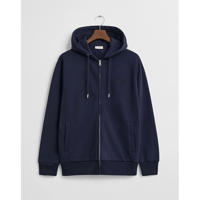 Product GANT REG TONAL SHIELD FULL ZIP HOODIE base image