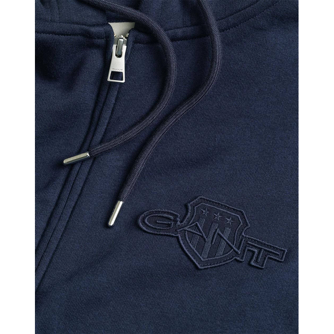 Product GANT REG TONAL SHIELD FULL ZIP HOODIE base image