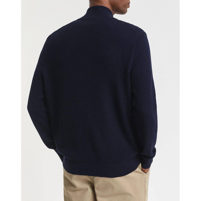 Product GANT ΖΑΚΕΤΑ ΠΛΕΚΤΗ TEXTURED COTTON MERINO CARDIGAN base image