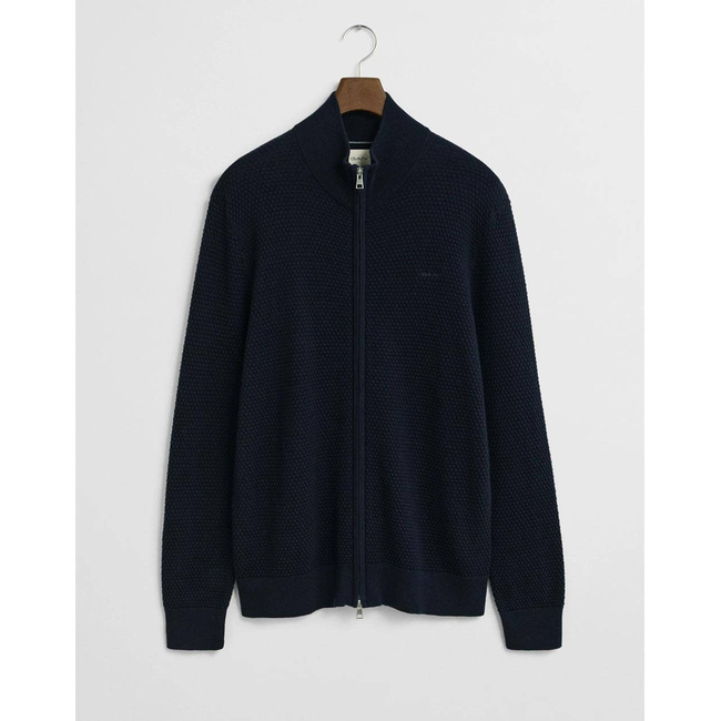 Product GANT ΖΑΚΕΤΑ ΠΛΕΚΤΗ TEXTURED COTTON MERINO CARDIGAN base image