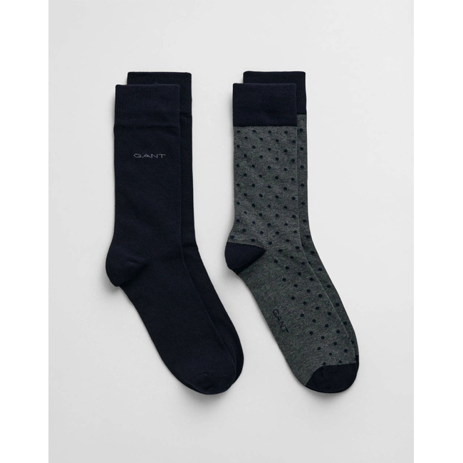 Product GANT ΚΑΛΤΣΕΣ ΣΕΤ 2 ΤΕΜ DOT AND SOLID SOCKS 2-PACK base image