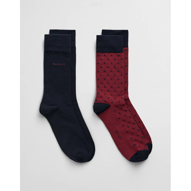 Product GANT ΚΑΛΤΣΕΣ ΣΕΤ 2 ΤΕΜ DOT AND SOLID SOCKS 2-PACK base image