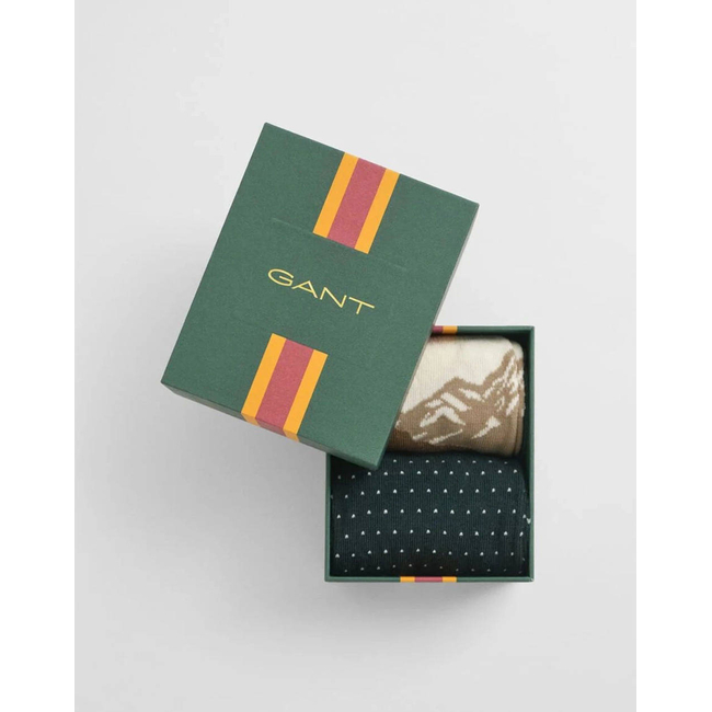 Product GANT MOUNTAIN SCENERY SOCKS 2-PACK base image