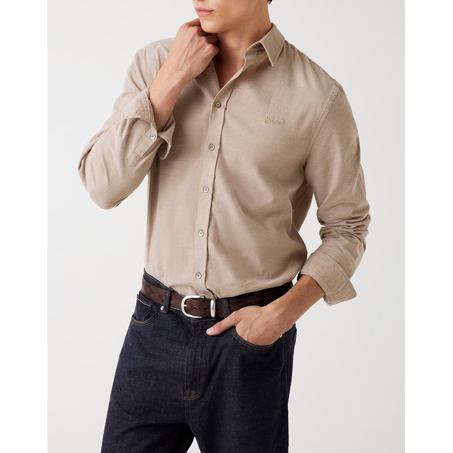 Product GUESS LS FLANNEL TWILL SHIRT ΠΟΥΚΑΜΙΣΟ ΑΝΔΡΙΚΟ base image