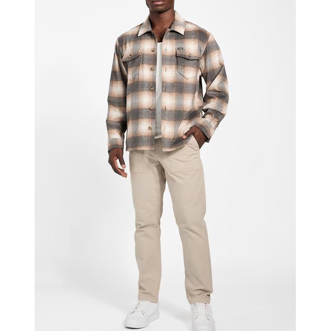 Product GUESS LS CHECK OVERSHIRT ΠΟΥΚΑΜΙΣΟ ΑΝΔΡΙΚΟ base image