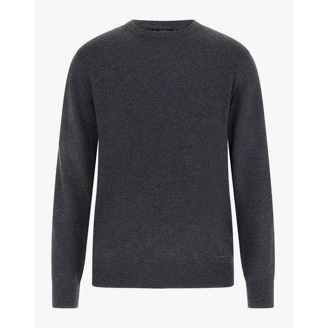 Product GUESS JAMAAR CN STITCHED SWTR ΠΛΕΚΤΟ ΑΝΔΡΙΚΟ base image